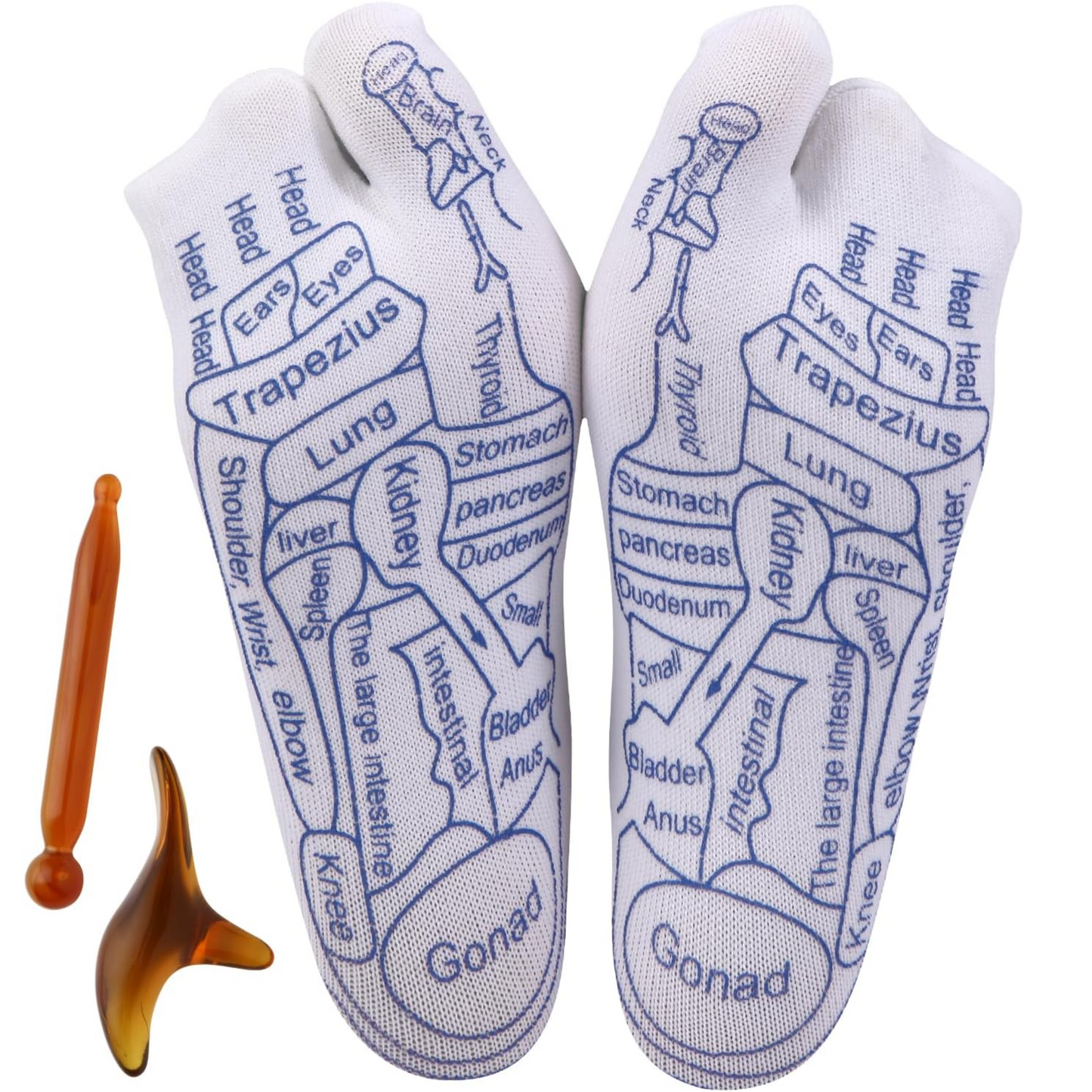 reflexology socks with tools