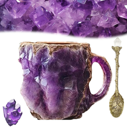 mineral crystal coffee mugs